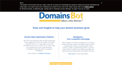 Desktop Screenshot of domainsbot.com