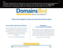 Tablet Screenshot of domainsbot.com